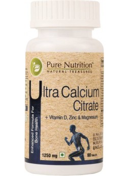 Pure Nutrition Ultra Calcium Citrate 90 Tablets